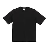 [ユナイテッドアスレ] 9.1オンス マグナムウェイト ビッグシルエットTシャツ （4411-01）（441101） (XL, ブラック)