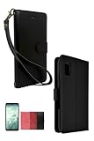 シズカウィル AQUOS wish / wish2 手帳型 ケース カバー グレイスケース リッチブラック 1個入り