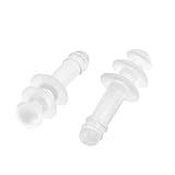 柔軟なシリコン耳栓耳栓クリアスイミングDealMux 10ペア