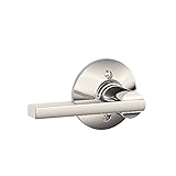 Schlage F170 LAT 618 Non-Turning Latitude Lever, Polished Nickel [並行輸入品]