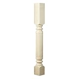 ブラウンwood-romanクラシックFluted島半分column-soft Maple 01080240sm2