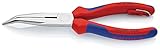 KNIPEX(クニペックス) 2625-200TBK 40゜先曲 ラジオペンチ (パック入り) 2625-200TBK