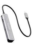 エレコム USBハブ ドッキングステーション 4-in-1 Type-C USB PD100W対応 充電用Type-C USB(3．1) HDMI LAN シルバー DST-C29SV