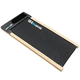 BARWING(バーウィング) ランニングパット ルームランナー ハンドル MAX10km/h MAX12km/hランニングマシン ウォーキングマシン ランニングマシーン 防音 マット 固定式エクササイズバイク トレッドミル ルームランナ ランニングましーん家庭用 ホームジム 健康器具 家庭用 静音 電動 折り畳み 高齢者 (15. 木製モデル MAX 6km/h)