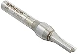 Yonico ソリッド超硬インサート ストレート ルータービット - 直径7/32インチ(0.55cm) X 長さ3/8インチ (0.95cm) - シャンク1/4インチ(0.63cm) - 1400