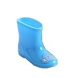 女の子と男の子のためのブルーキッズレインシューズ便利な雨の日アクセサリーエレファント