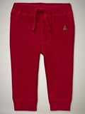 baby GAP ワッフル パンツ ロゴ 刺繍入り （レッド）【6ヶ月~2歳】（並行輸入品） (2)