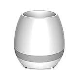 origin ステレオワイヤレススピーカー 植物タッチ感知 植木鉢 Bluetooth スピーカー 音楽 花瓶 プランター flower pot led usb充電 防水 HNSP3W