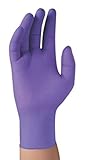 Halyard Health 50852 NITRILE Exam Glove Non-Sterile Cuffed and Walleted 9.5 Length Medium Purple (2 