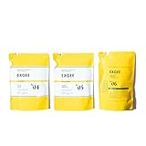 EXGEE エグジー シャンプー 400㎖ ＆トリートメント 400g ホワイトムスクの香り ボディソープ オーガニック成分配合 潤い ハリ オーガニックハーブの香り ESPOIR TRIBE エスポワール・トライブ 詰め替え3点セット