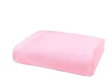 Onuneed　超極細繊維タオル　　抜群吸水力　肌触りが優しい　 水泳　・旅行・お風呂・スポーツに最適 140cm×70cm (ライトピンク)