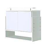 【JAJAN】フィギュアラック「ワイド」83シリーズ『セカンド-2nd』 奥行29cm専用上置きハイタイプ 対応天井高241-273cm ホワイト【正規品】CR-8329UHW[地震対策]