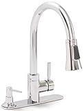 Premier Faucet 2495797 Kitchen Faucet with Pull-Down and Soap Dispenser, 1.8 Gpm, Chrome [並行輸入品]