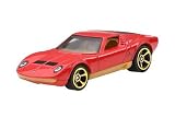 HW 2025 ＃078 1971 ランボルギーニ ミウラ SV レッド/ゴールド [並行輸入品]