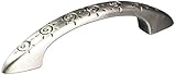 MNG Hardware 10811 3-Inch C/C 4-Inch Overall Sun Swirl Pull, Satin Antique Nickel by MNG Hardware