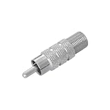 フジパーツ F型端子(メス)→RCA(オス) 変換プラグ FNT-318