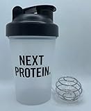 NEXT PROTEIN プロテイン シェイカー 400ml (ステンレスボール付き) (Clear)