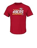 NFL San Francisco 49ersメンズPassing Game半袖ベーシックTシャツ, Large , Cardinal