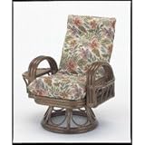 籐リクライニング回転座椅子ハイタイプ S753