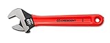 Crescent AC28CVS 8' Chrome Finish Adjustable Wrench, Cushion Grip [並行輸入品]