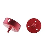 KESOTO 石材用 穴あけドリルビット 70mm＋100mm　ダイヤモンド ホールソー　タイル ガラス 大理石用　赤色