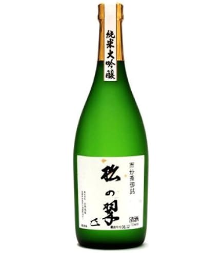 Amazon.co.jp: 山本本家 上撰 純米大吟醸「松の翠」 180ml [ 日本酒