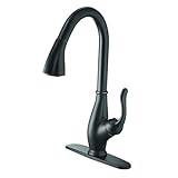 Yosemite Home Decor YPH56258-ORB Single Handle Kitchen Faucet, Small, Oil Rubbed Bronze [並行輸入品]