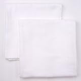 White Organic Muslin Swaddling Blankets - by Bambino Land