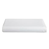Round Crib Poly/Cotton Sheet - color white by BabyDoll Bedding