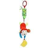 【ノーブランド品】赤ちゃん　ベビーベッド　ベビーカー　吊り人形　風鈴　おもちゃ　ガラガラ　かわいい　動物　ギフト　全6パターン - 6