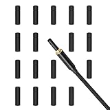 3APLUS プラグ保護キャップ ステレオミニプラグ (3.5mm) 用 イヤホンジャック カバー ケーブルカバー プラグカバー 3.5mm端子用 樹脂製 50個入り 黒