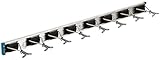 Crawford-Lehigh 36360-6 Ultra Hold Eight-Hook Tool Rack, 36 by 5-Inch [並行輸入品]