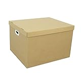 KKCF 段ボールカバー付き5層の段ボール穴の開いたハンドルフラットパッケージストレージ用品60x50x40cm1パックあたり10個、15個または20個