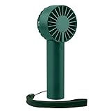 GOKOCO 携帯扇風機 USB充電式 ダブルファン設計 2倍風力 最大8時間動作 手持ち扇風機 20dB静音 2000mAh強力扇風機 3