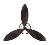 Sterling 129-1004 Industrial Fan Blade Wall Decor, 29 by 29-Inch, Restoration Rusted Black [並行輸入品]