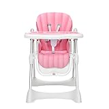 子供用ダイニングチェア 子供用ダイニングチェア多機能シートポータブルダイニングテーブルプラスチック (色 : Pink)