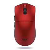 ATK Blazing Sky X1 ワイヤレスゲーミングマウス 4 9g～54 g PAW3950 トライモード 最大8000 Hz ポーリングレート (X1 Ultimate, メタリックレッド)