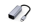 USB-C to RJ45アダプター タイプc LAN 変換アダプター 有線LANアダプター Type c変換アダプター 10/100/1000Mbps高速通信 USB C LAN アダプター 一発認識 イーサネットアダプタ ギガビット USB-C to RJ45アダプター Ethernet to type c 変換 アルミ合金製 ニンテンドー Windows/Mac OS/Linusなどのシステムに対応 (TYPE c端子)