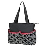 Baby Essentials 5-in-1 Diaper Bag - Black/white by baby
