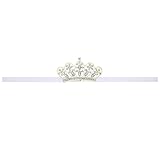 photnoファッションガールカチューシャヘッドアクセサリーベビーゴムクラウンHeadwear US サイズ: 3L カラー: ブルー