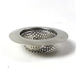 Wild Tribe Stainless Steel Sink Drain Filter Strainer Tub Bathroom Hair catcher Large Wide Rim 2.75 