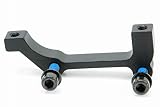 MicrOHERO　軽量12g　リアキャリパー　マウントブラケット　160mm　ローター対応　+20mm フラットマウント　ディスクブレーキ　マウント　アダプタ　ボルト付き SM-MA R160 D/D互換