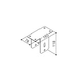 YKKAP メンテナンス部品 サポート取付金具 (HH3K-11238) [DG]ダークグレイ