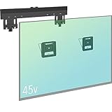 イーサプライ 壁掛けテレビ金具 超薄型 壁から1cm 32-65インチ程度 耐荷重50kg 固定式 水準器付き VESA400mmまで EEX-TVKA028
