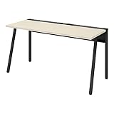 オフィスデスク コクヨ リーン 平机 ワークデスク ブラック×ナチュラル 幅140×奥行60cm 【2梱包】 DLE-N1406-BKLW1 【お客様組立】