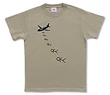 [レッドバズーカ] 爆撃 棒人間 Tシャツ カーキ XLサイズ