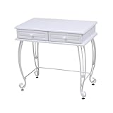 ロートアイアン家具シリーズ 猫脚 コンソールデスク ホワイト