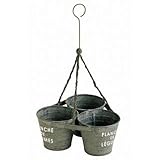 【プランシュハンギング３ポット　ガーデニング プランター 植木鉢】 SPICE(スパイス) SP-BAGZ105015
