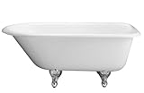 Barclay ctr7h60-wh-cp Cast IronロールトップSoaking Tub