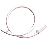 十川ゴム 新ガスソフトコード 都市ガス用 ゴムホース 内径9.5mm ピンク 1m ホースバンド付き